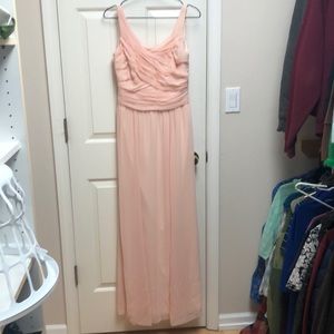 Peach maxi dress size 4